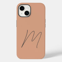 Monogrammed Modern Plain Initial Script