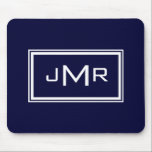 Monogrammed Mouse Mat<br><div class="desc">Change the letters for a personalised mousepad. Monogram items are always in good taste.</div>