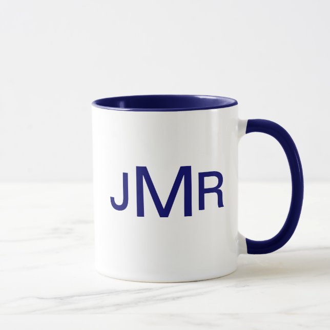 Monogrammed Mug (Right)