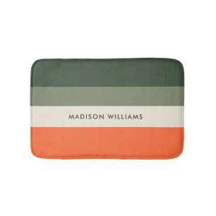 monogrammed,name, bath mat