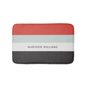 monogrammed,name, bath mat