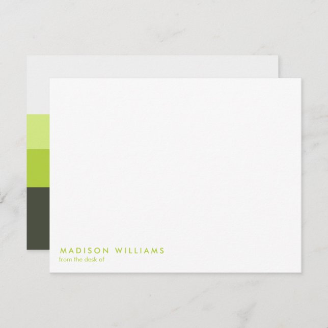 monogrammed,name, card (Front/Back)