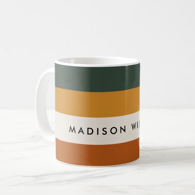 monogrammed,name, coffee mug (Front Left)