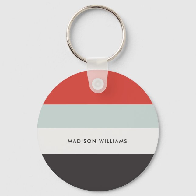monogrammed,name, key ring (Front)