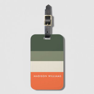 monogrammed,name, luggage tag