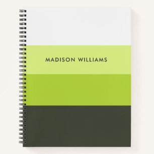 monogrammed,name, notebook