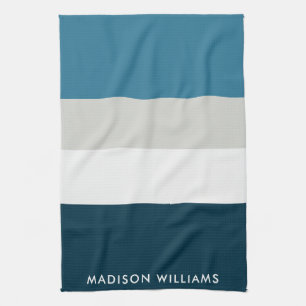 monogrammed,name, tea towel