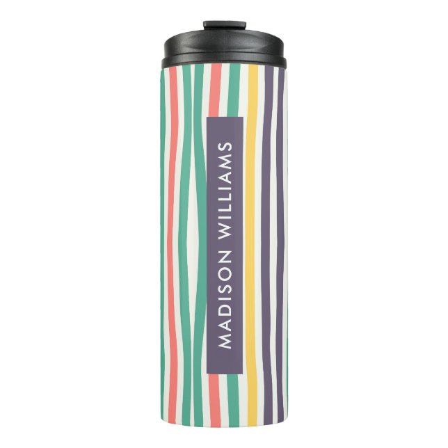 monogrammed,name, thermal tumbler (Front)