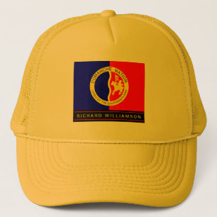 Monogrammed Native American Comanche Nation Flag Trucker Hat
