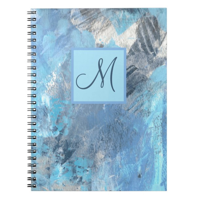 Monogrammed Personalized Modern Journal Notebook (Front)