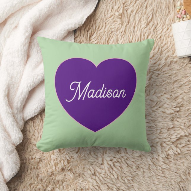 Monogrammed personalized pillow (Blanket)