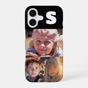 MONOGRAMMED PHOTO COLLAGE IPHONE CASE CUSTOM