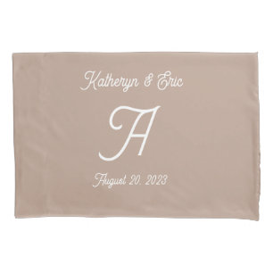 Monogrammed Pillowcase