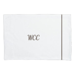 Monogrammed Pillowcase
