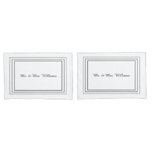 Monogrammed Pillowcases