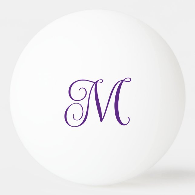 Monogrammed   ping pong ball (Front)
