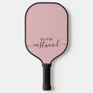 Monogrammed Pink Pickleball Paddle