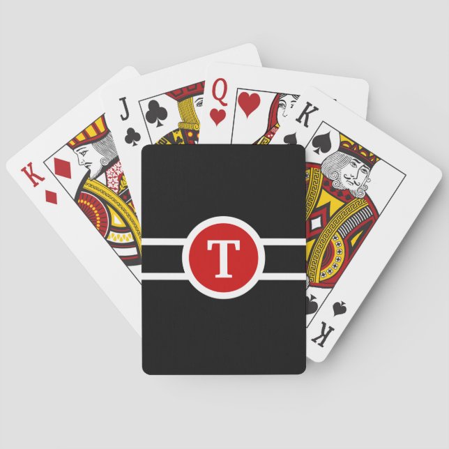Monogrammed Playing Cards (Back)