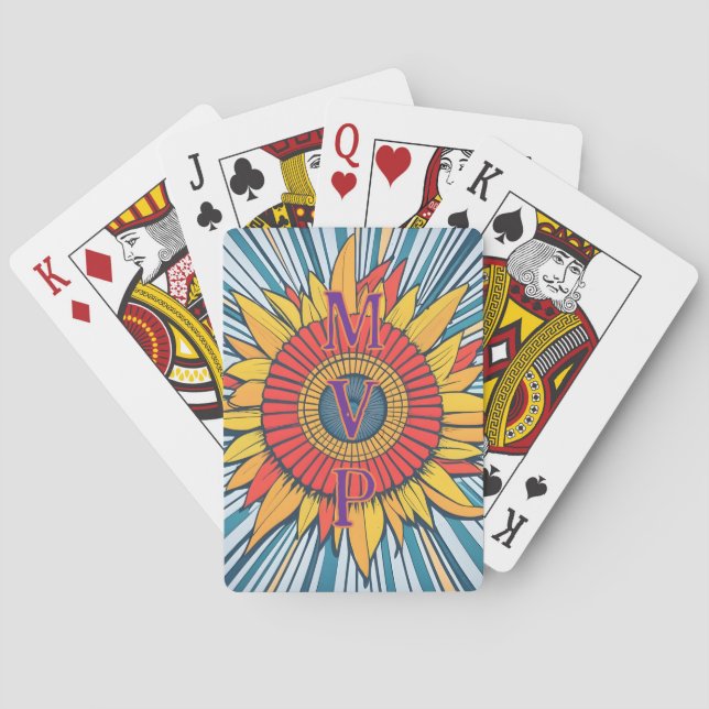 Monogrammed Playing Cards (Back)
