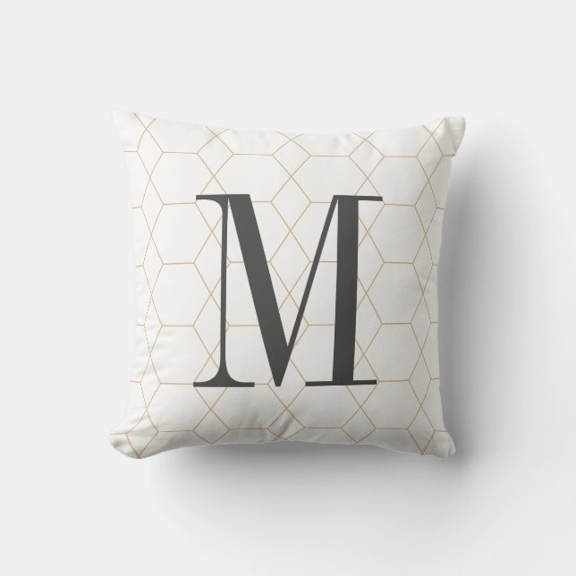 Monogrammed Polymod Cushion (Front)