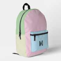 Monogrammed Pretty Colourful Modern Girly Sweet