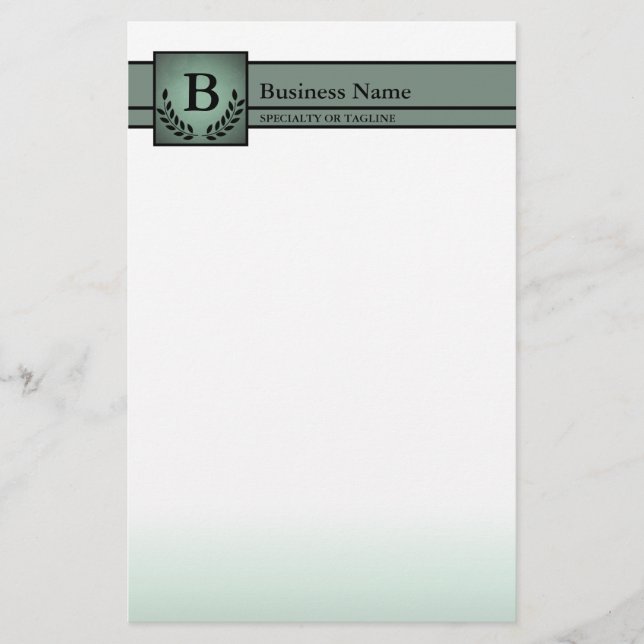 monogrammed professional stationery (Front)