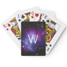 Monogrammed Purple Galaxy Cluster