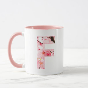 Monogrammed Sakura Mug with Customizable Name