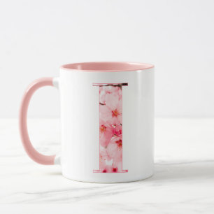 Monogrammed Sakura Mug with Customizable Name