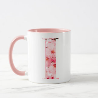 Monogrammed Sakura Mug with Customizable Name