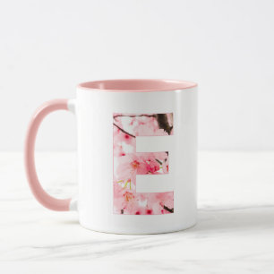 Monogrammed Sakura Mug with Customizable Name