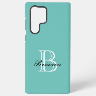 Monogrammed Samsung Galaxy phone case