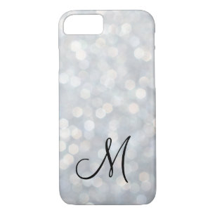 Monogrammed Silver iPhone 7 Case