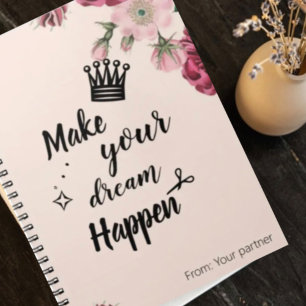 Monogrammed Sketchbook Notebook