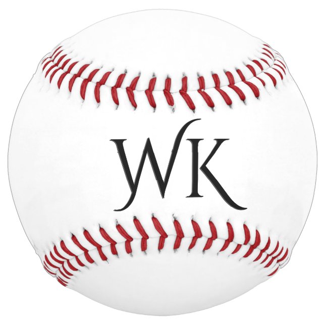 Monogrammed Softball (Front)