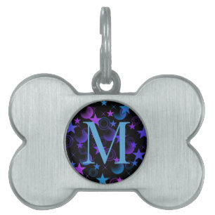 Monogrammed Stars 'n Stuff Pet ID Tag