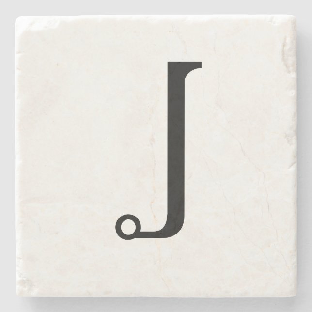Monogrammed Stone Coasters (Front)