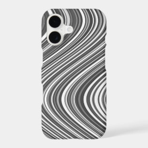 Monogrammed Stylish Modern Black and White Pattern