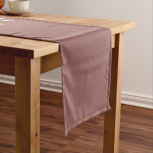 Monogrammed Table Runner - Blushing Champagne