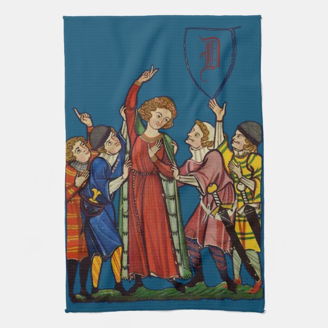 Monogrammed Tea Towel (Vertical)