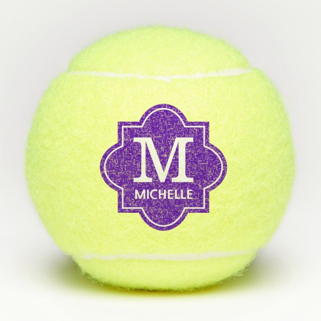 Monogrammed Tennis Balls (Front)