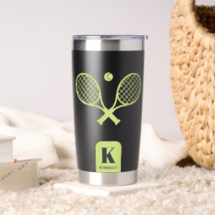 Monogrammed Tennis Player Tennis Captain Coach Insulated Tumbler