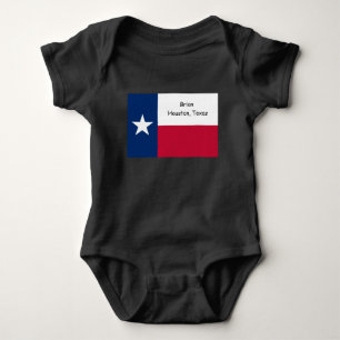 Monogrammed Texas sleeper Baby Bodysuit