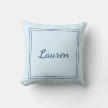 Monogrammed Throw Pillow