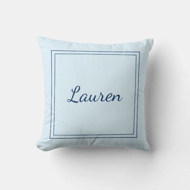 Monogrammed Throw Pillow (Front)