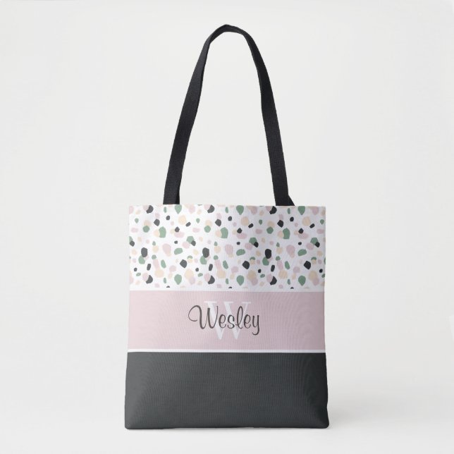 Monogrammed Tote Bag (Front)