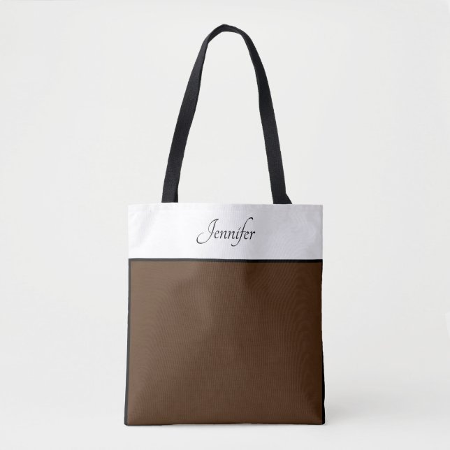 Monogrammed tote bag (Front)