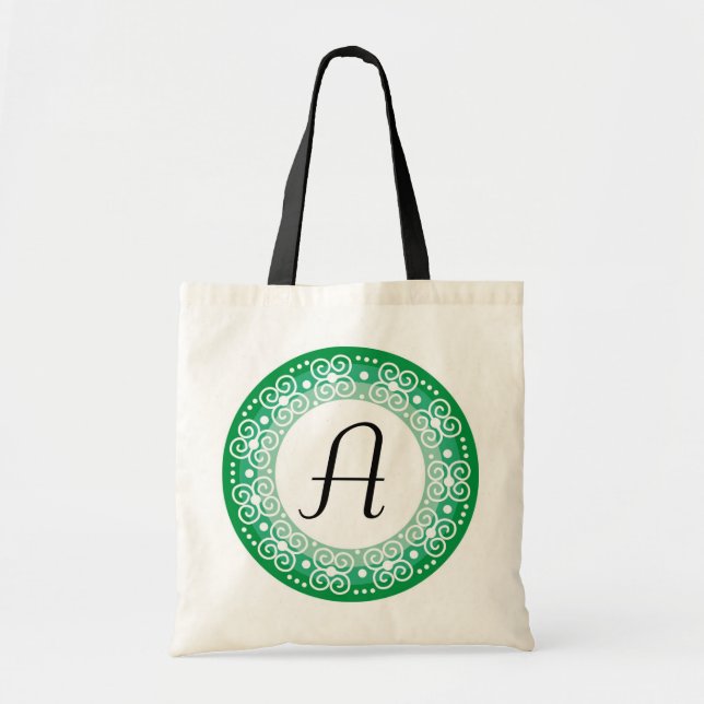 Monogrammed tote bags (Front)