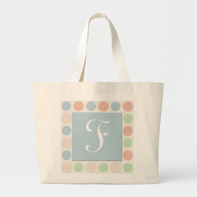 Monogrammed tote bags (Front)