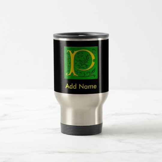 Monogrammed Travel Mug